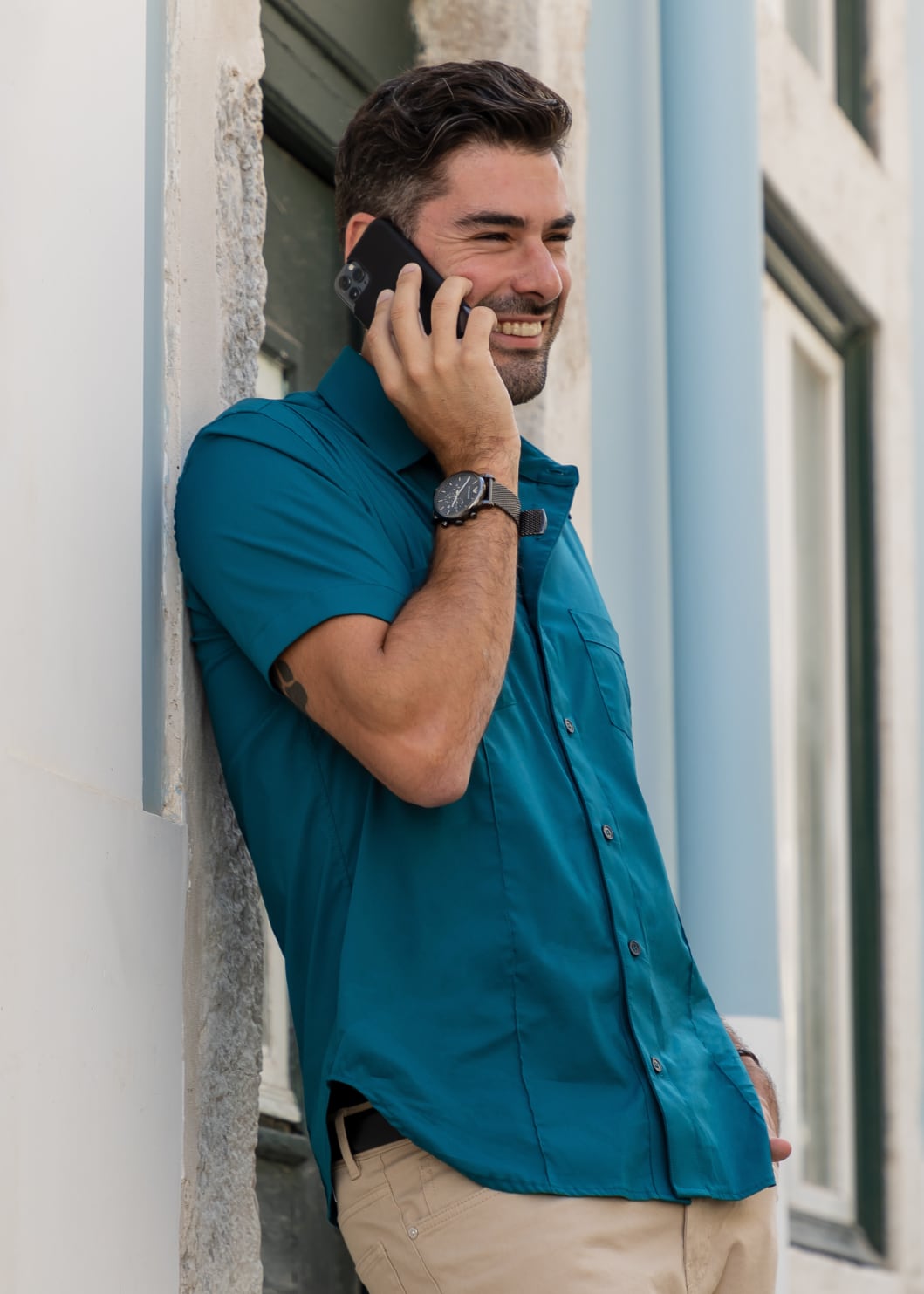 Teal Short Sleeve Shirt