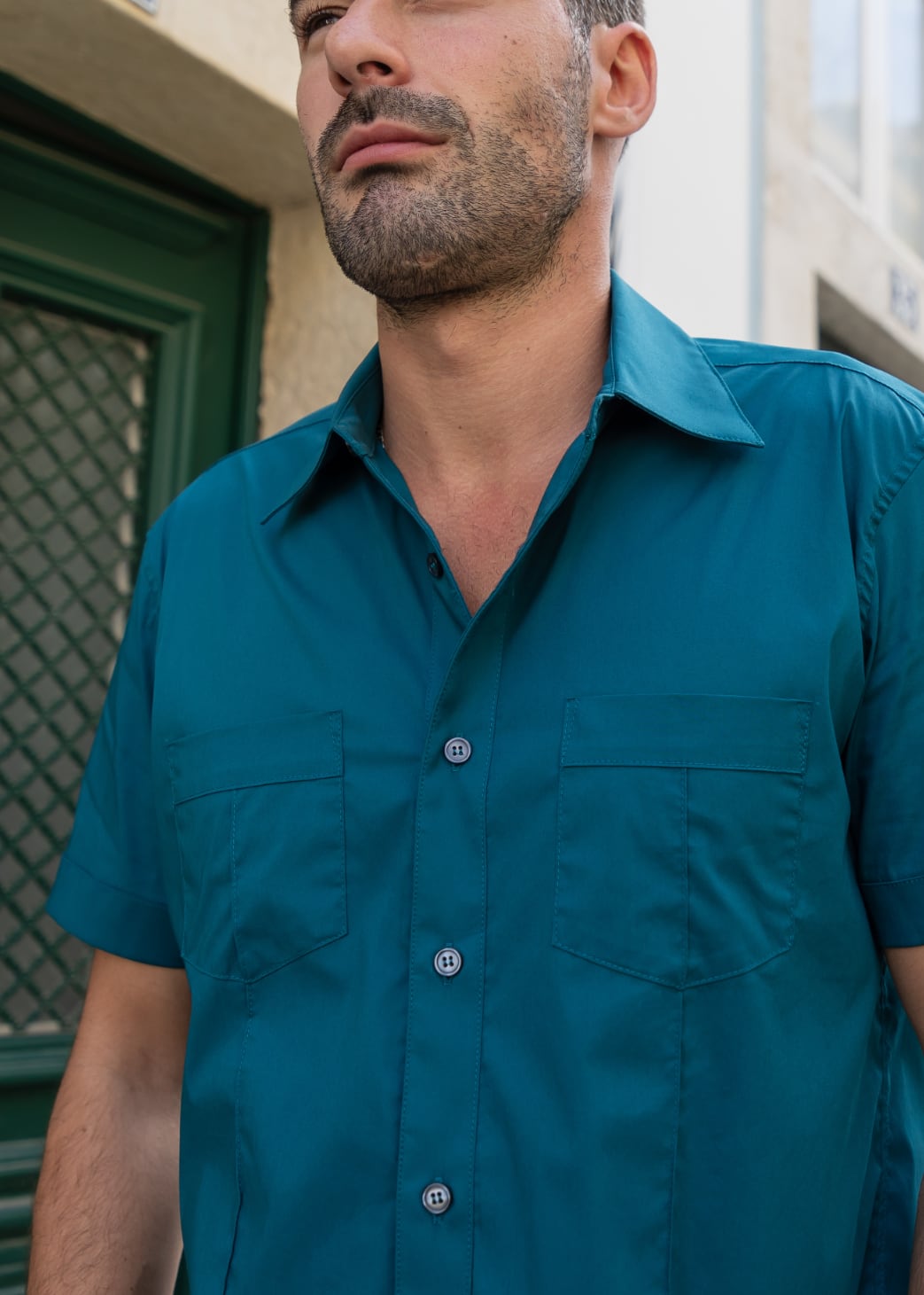Teal Short Sleeve Shirt
