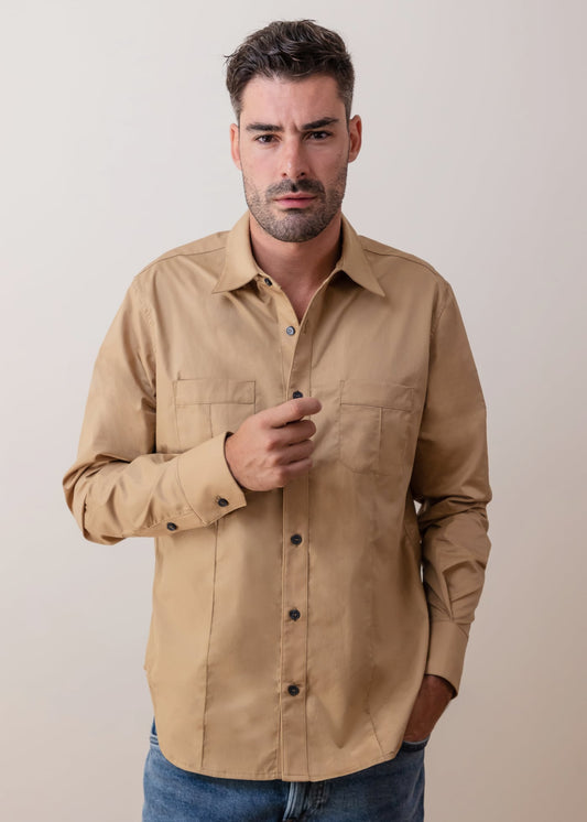 Khaki Long Sleeve Shirt