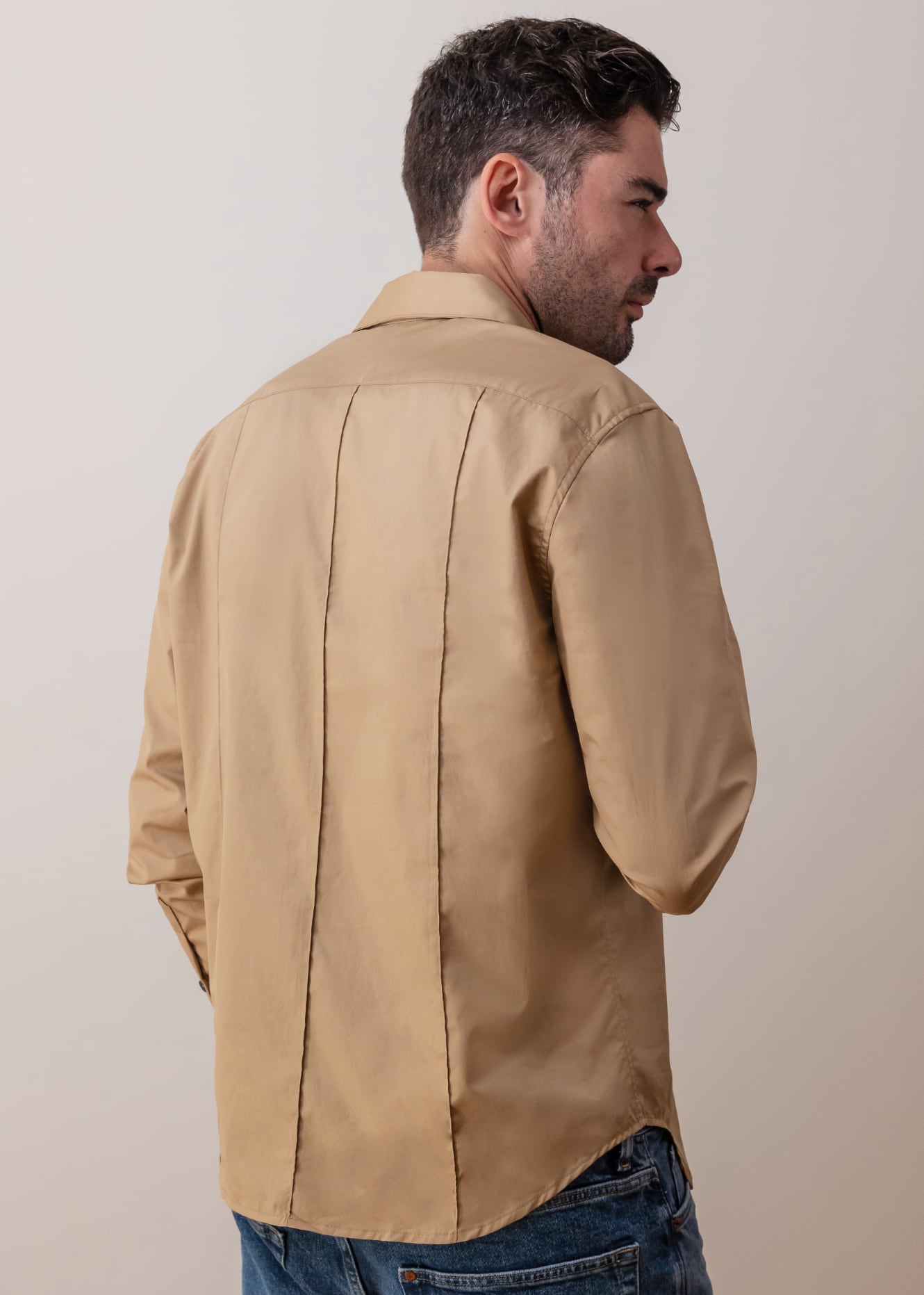 Khaki Long Sleeve Shirt