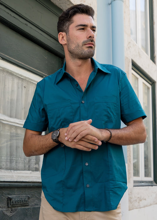 Teal Short Sleeve Shirt